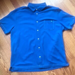 Tommy Bahama Men's Blue Short Sleeve Shirt